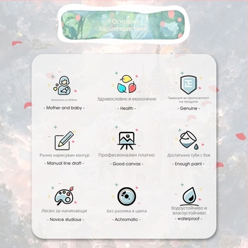 Цифрова маслена картина - DIY розова роза, ръчно оцветяване, персонализирана, рамка от масивно дърво, модерен минималистичен стил, подходяща за всекидневна, ресторант и антре