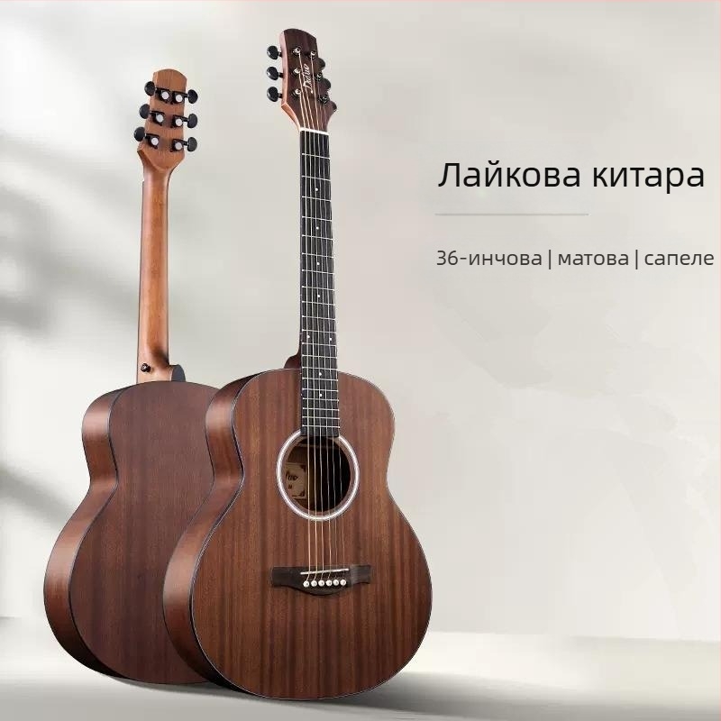 Фолк китара Tie Duo YSSBL36/L – Spruce топ, Rosewood fretboard, Closed tuners, Matte finish