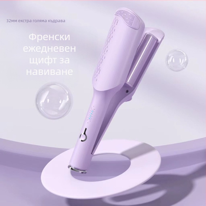 Къдрен плойка за домашна употреба, нагревателен елемент 31 мм+, кабелно захранване AC, екологична сплав, корпус PBT, 35 W, 220 V, време за стилизиране около 5 мин