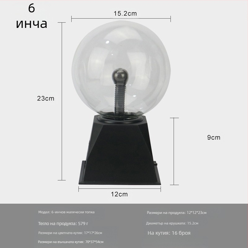 Хао Ли Геометрична стъклена топка – издухана от високо боросиликатно стъкло, персонализирана, полирана повърхност, отпечатано лого