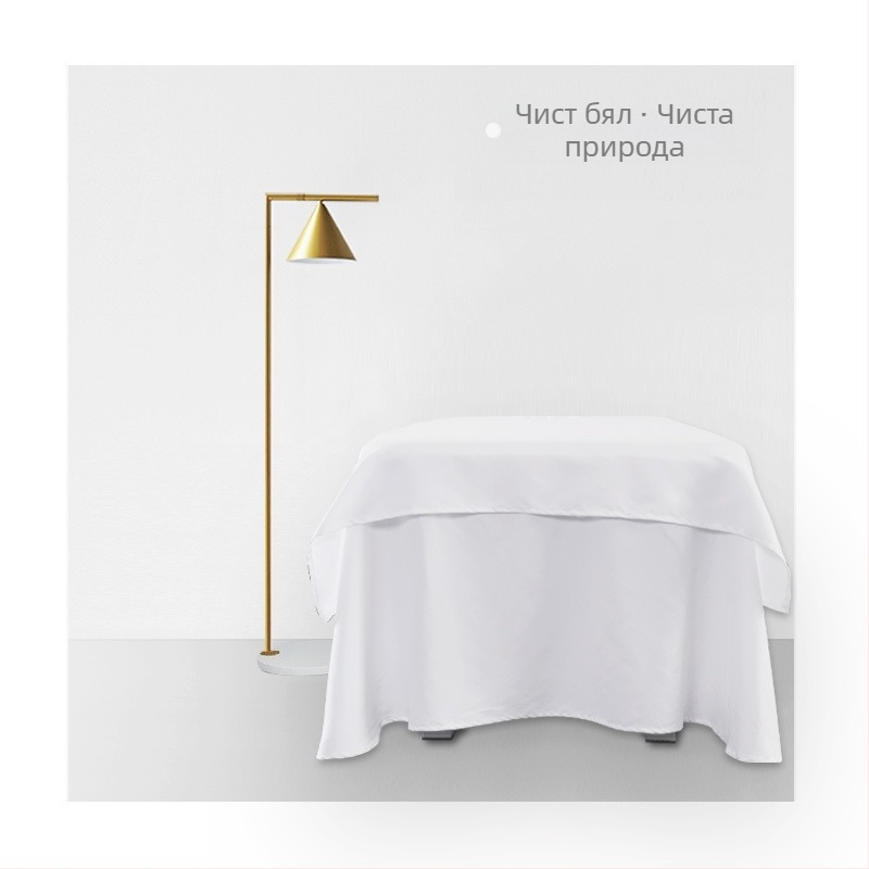 Aibang полиестер-памук спален чаршаф, еднотонен модел, реактивно печатане и боядисване, модерен минималистичен стил