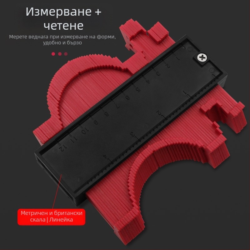 Joist контурен измервател за профили с неравен контур, дуговидна форма и радианна линейка