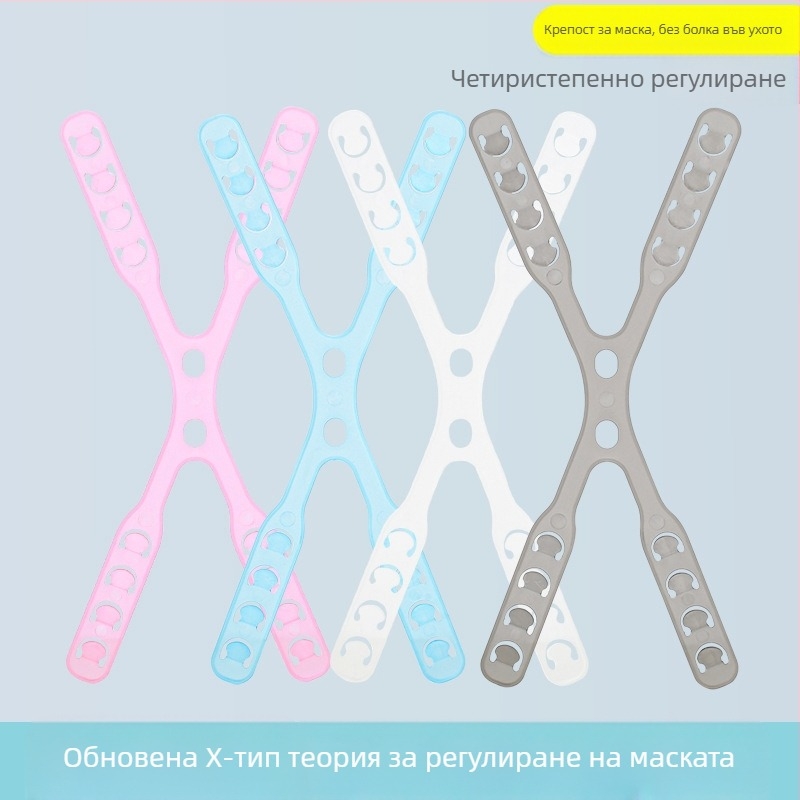 Аксесоар за защита на ушите при маска с регулируема катарама, дизайн за носене отзад, oppopp материал, унисекс за възрастни
