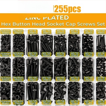 Комплект винтове и гайки с пан глава – ISO 7380, клас A