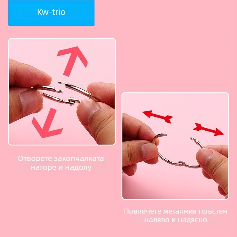 Метални отворени пръстени за свързване на книги, DIY проекти, модел 19, марка Can be excellent
