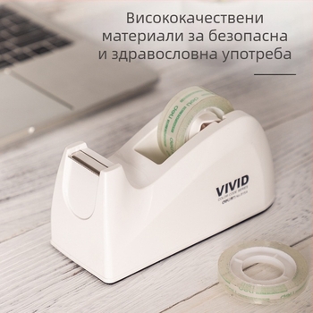 Deli държач за лента и режеща база, пластмасова, модел 81, подходяща за ленти до 22 мм ширина