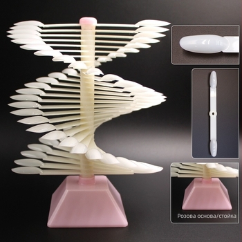 Дисплей за маникюрна карта за цветове, пластмасов, 63 г