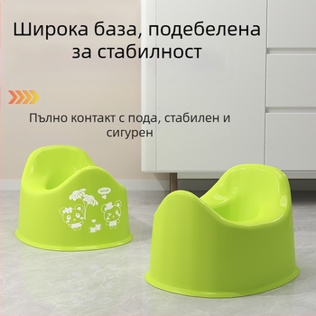 Бебешко автомобилно гърне за тренировка с интегрирана тоалетна – пластмасово, марка Ruilin, произход Тайжоу, опаковка 50 индивидуално опаковани торби в голяма кутия