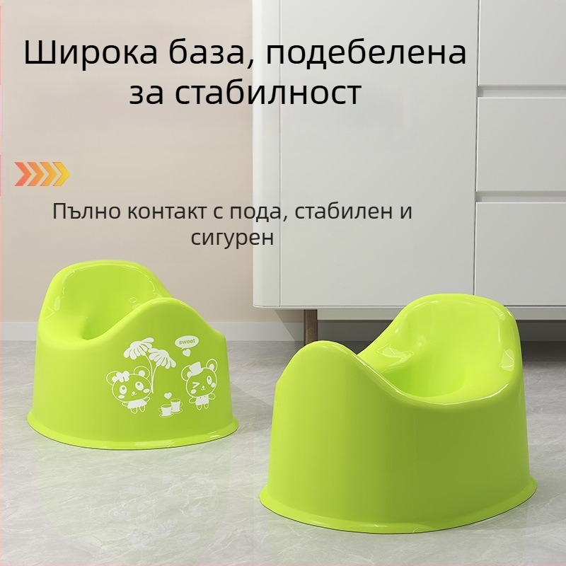 Бебешко автомобилно гърне за тренировка с интегрирана тоалетна – пластмасово, марка Ruilin, произход Тайжоу, опаковка 50 индивидуално опаковани торби в голяма кутия