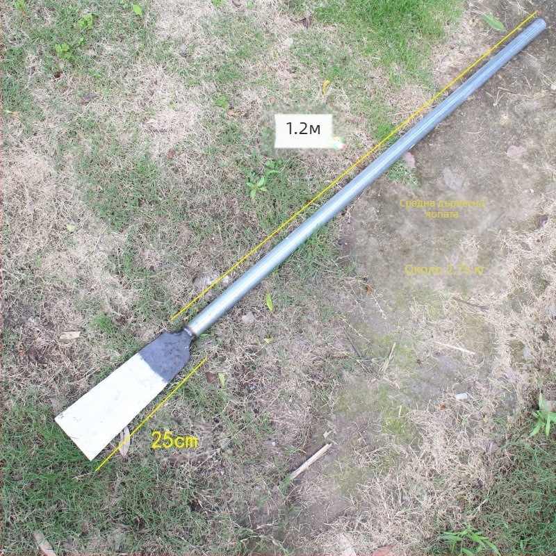 Кована пролетно стоманена лопата за дървета с копаене на дупки, пресаждане, повдигане на разсад и копаене на корени