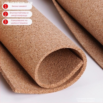 Високоплътна коркова дъска от мек дървен панел за диорами и фотостена; частици 2 мм фин/2 мм едро, 3 мм фин/3 мм едро, 6 мм едро