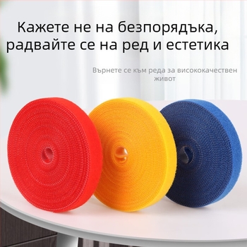Velcro кабелна лента за управление на кабели, разкроима нейлон-полиестерова смес, за кабели за зареждане и данни, марка Xinda Xing