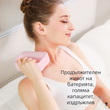 Професионален масажор за фасция с вибриращ пръстен за йога – четков мотор, ABS корпус, 5+ скорости, вградена батерия 1000–1200 mAh, шум 36–45 dB