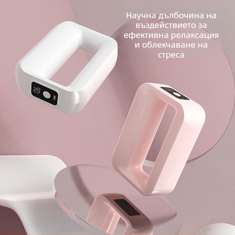 Професионален масажор за фасция с вибриращ пръстен за йога – четков мотор, ABS корпус, 5+ скорости, вградена батерия 1000–1200 mAh, шум 36–45 dB