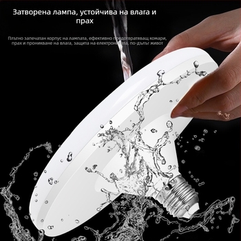 LED крушка с база E27, 1100 lm, 180° лъч, 220V, 10000 ч. живот