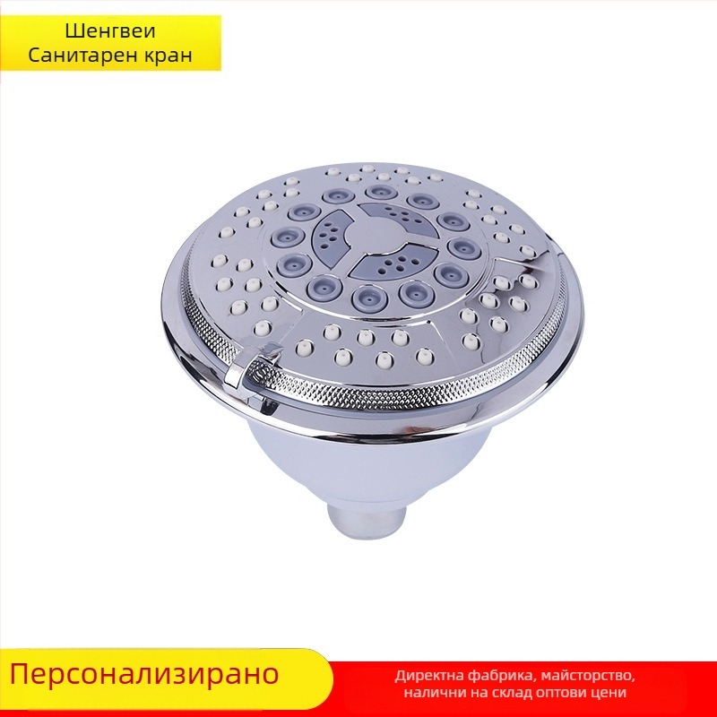 Водоспестяваща душ глава със горно пръскане, ABS, кръгла, SW-3037, хромирана