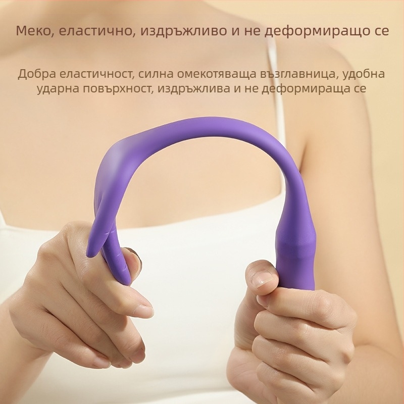 Nai jiasi силиконова дъска за меридианно похлопване — ръчно масажно устройство за шия, гръб, крака и стъпала