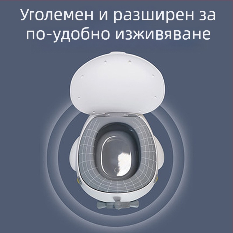 Детска тоалетна за тренировка с дизайн на самолет, PP+PU материал, самостоятелно опакована, възможност за частна марка