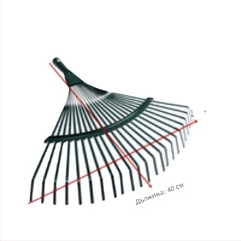 Сгъваемо стоманено гребло за листа с телено жило – градина и домашна употреба