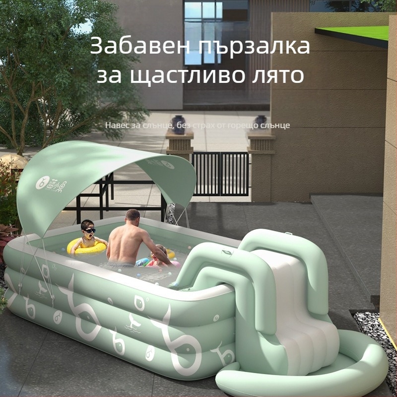 Mandola надуваем басейн — модел Blue Fish, PVC материал, за плуване и водни занимания