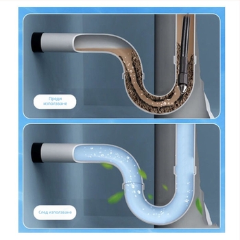 Шланг за почистване на канализационни тръби с високо налягане — марка TUTU; материал: канализационна тръба; тегло: 0.86
