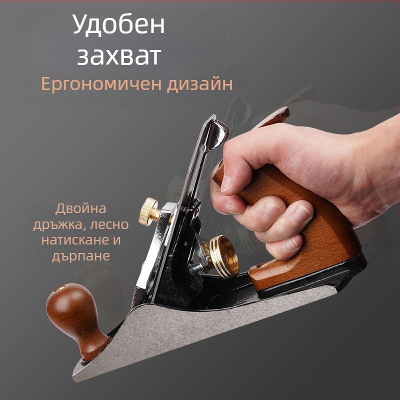 Дърводелски ръчен планер — ръчен инструмент за довършване, марка cattle gauge, не е внос