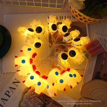 Външна къмпинг LED атмосфера светлина с облаци, дъга и звезди, батерийно захранване, IP43, 10–20 LED, 1000 лм, живот 3000 ч