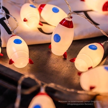 Външна къмпинг LED атмосфера светлина с облаци, дъга и звезди, батерийно захранване, IP43, 10–20 LED, 1000 лм, живот 3000 ч