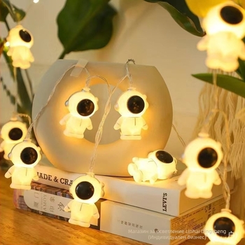 Външна къмпинг LED атмосфера светлина с облаци, дъга и звезди, батерийно захранване, IP43, 10–20 LED, 1000 лм, живот 3000 ч