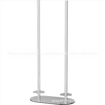 Странична ракла за тоалетна - неръждаема стомана, овална форма, боядисано покритие, стил светъл лукс, марка Ann Taste Hundred