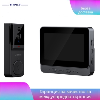 Видео домофон TOPU.Y I5-364 — интелигентен, с дисплей, безжичен интерком и HD видеонаблюдение