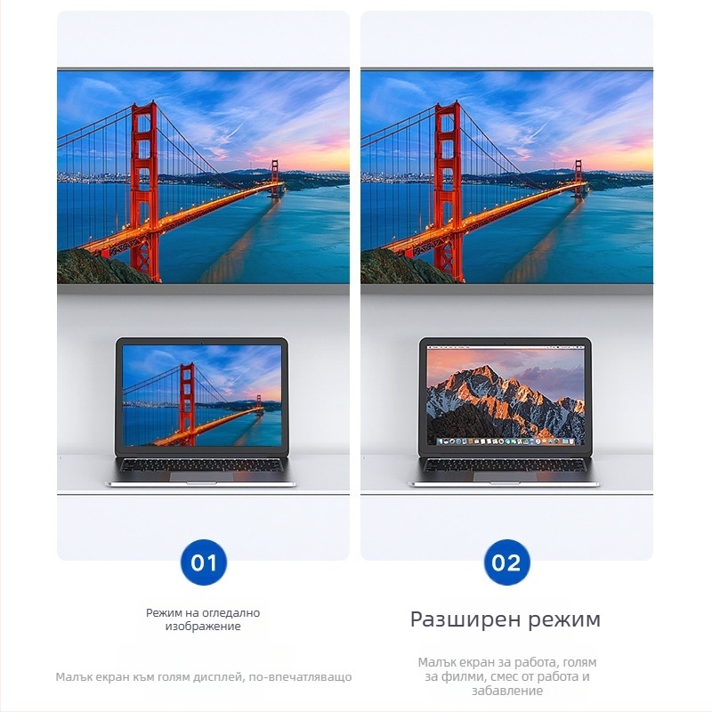 Biaz Mini DisplayPort към HDMI конвертор, 4K адаптер, модел ZH78-4K