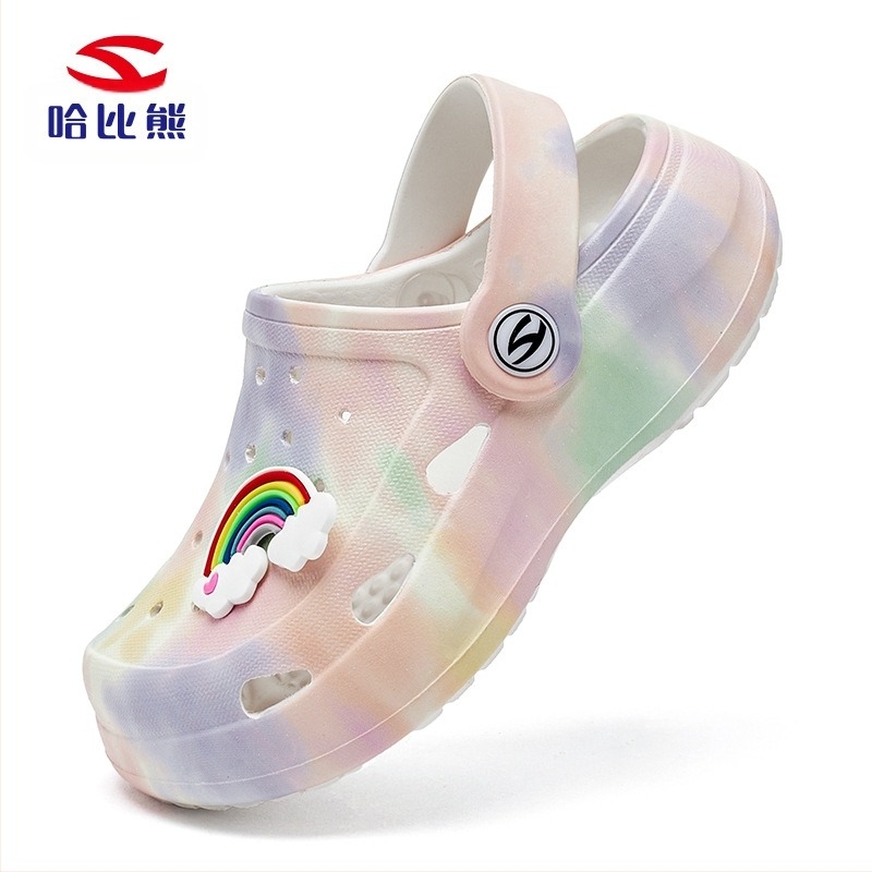 Hobby Bear летни детски обувки за плажа - унисекс, EVA, затворен нос с дупки, за деца 1–6 години