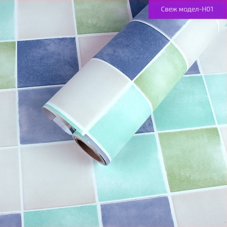 Кухненска самозалепваща PVC плочка – водоустойчива, маслоустойчива, издръжлива на високи температури, 4 слоя