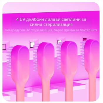 стенен държач за четки за зъби – без пробиване, пластмасов, марка Aipinju