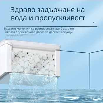 Аквариумна филтърна среда: керамично колце и стъклено колце за биохимично филтриране, 500 г