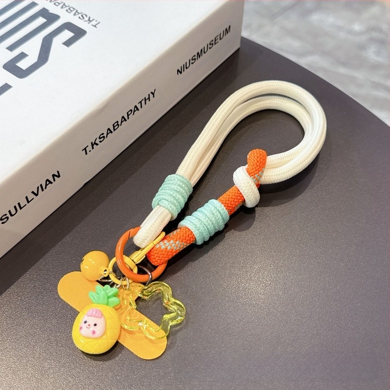 Ланярд за мобилен телефон, унисекс, полиестерно плетено въже, антикрадба, метална катарама, висулка в форма Т