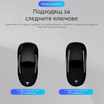 Tesla Model 3 Кейс за ключове — Нова версия, защитен корпус за дистанционно управление и карта за ключа, цинкова сплав, висок клас стил