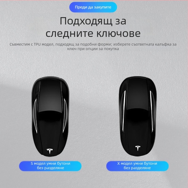 Tesla Model 3 Кейс за ключове — Нова версия, защитен корпус за дистанционно управление и карта за ключа, цинкова сплав, висок клас стил