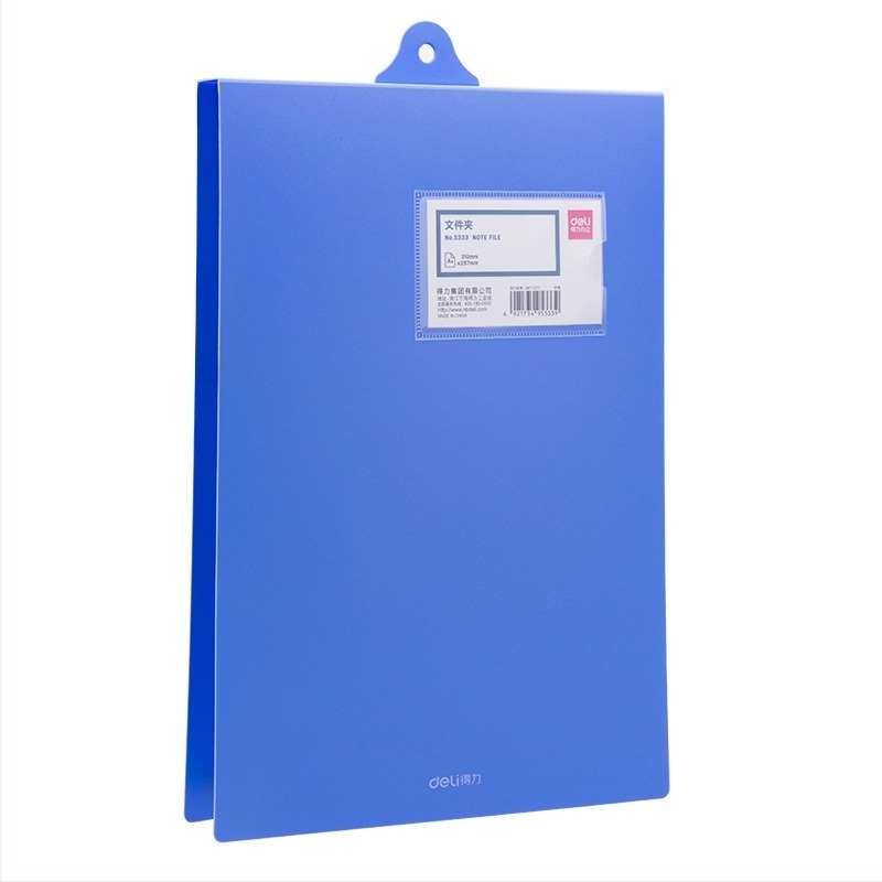 Deli 5301 Пластмасов едностранен клипс със здрав захват, 0.7 мм дебелина на плочата, 18 мм задна ширина