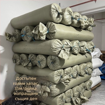 Памучна подплата за чанти и облекло — лепено иглопробивано платно, 100% полиестер; 80–200 g/m²; образуване чрез гребен