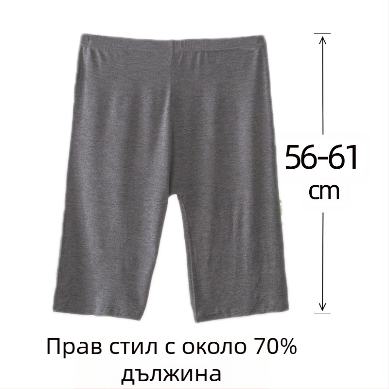 Дамски вискозни дантелени безопасни шорти с средна талия, памучна подплата, бързосъхнещи