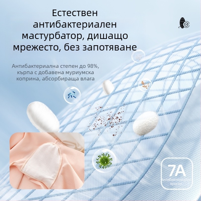 Детски безопасни къси панталони-бельо, Клас А, Ice Silk, Нейлон 72%, за деца над 8 г (над 140 см), Лято 2025