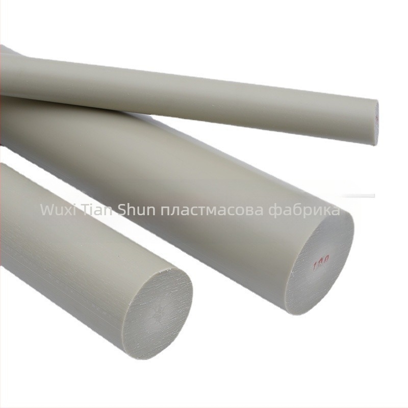 PP пластмасова пръчка с кръгло сечение за обработка на лагери, зъбни колела и тръбни фитинги