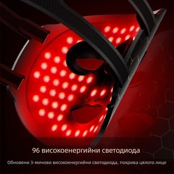 Маска за красота с фотонна светлина за подмладяване и изсветляване на кожата, 3 скорости, пусната през 2023 г.