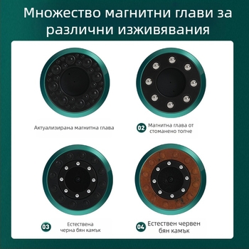 Интелигентно устройство за вакуумно засмукване и масаж с еднокликово отпускане, 4-ти режим засмукване, ABS корпус, DS-A300, 1800 mAh, 38–50°C