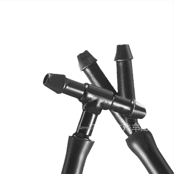 Универсален маркуч за промиване на чистачки за автомобил, гумен, с Y-образно и T-образно директно свързване, комплект