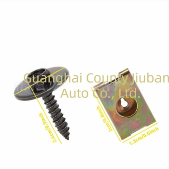 Универсален метален клип за монтиране на номер на автомобил