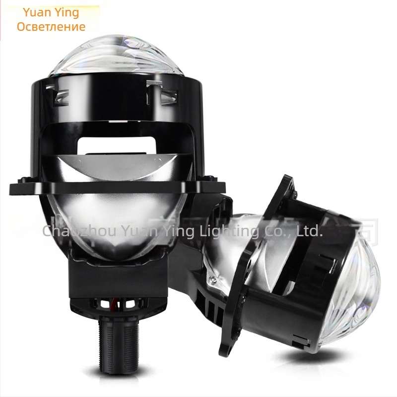 LED автомобилни фарове с двойна леща и отражателна чашка, корпус от авиационен алуминий, възможност за персонализация