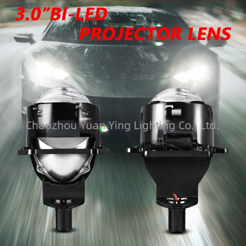LED автомобилни фарове с двойна леща и отражателна чашка, корпус от авиационен алуминий, възможност за персонализация